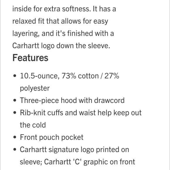 Women's Carhartt Hoodie size Small - Picture 4 of 10